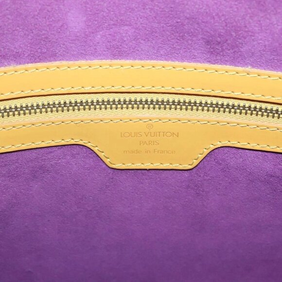 LOUIS VUITTON Epi Lussac Shoulder Bag Yellow M52289 LV Auth 120547 - Picture 13 of 16